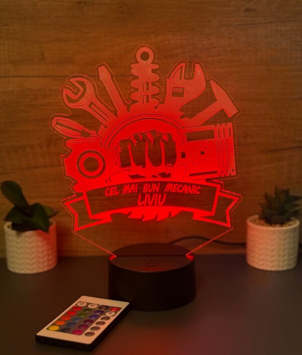 lampa 3d cel mai bun mecanic