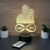 lampa 3d personalizata cuplu
