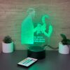 lampa 3d personalizata mesaj