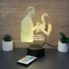 lampa 3d personalizata mesaj