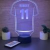 lampa 3d personalizata tricou fotbal