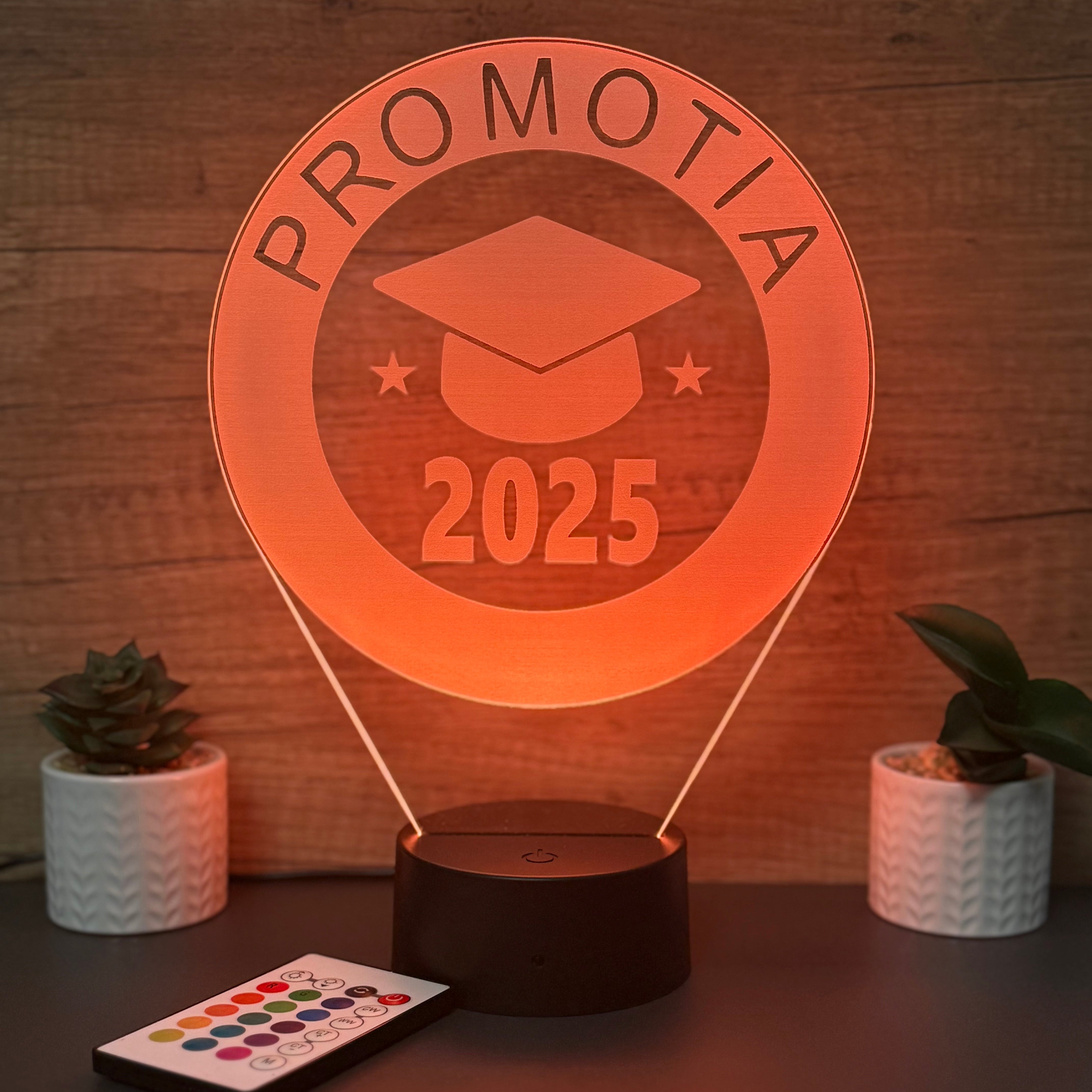 lampa 3d personalizata promotia