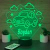 lampa 3d personalizata masina forma nor