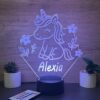 lampa 3d personalizata unicorn