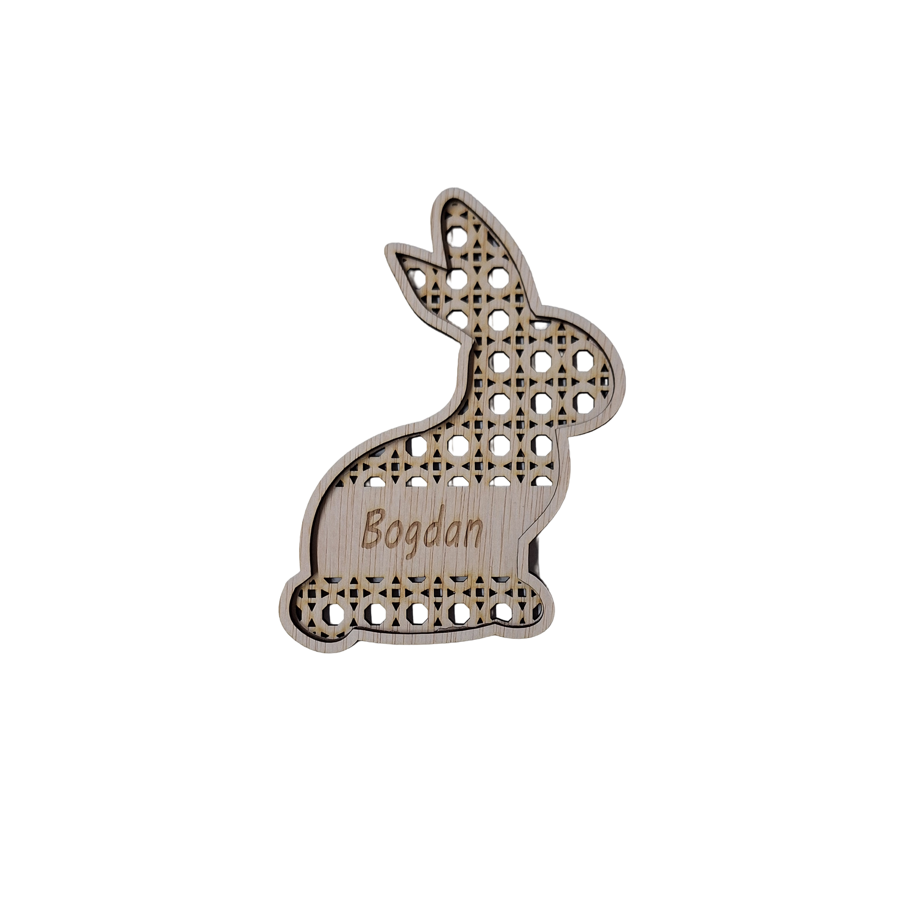 decoratiune iepuras personalizata